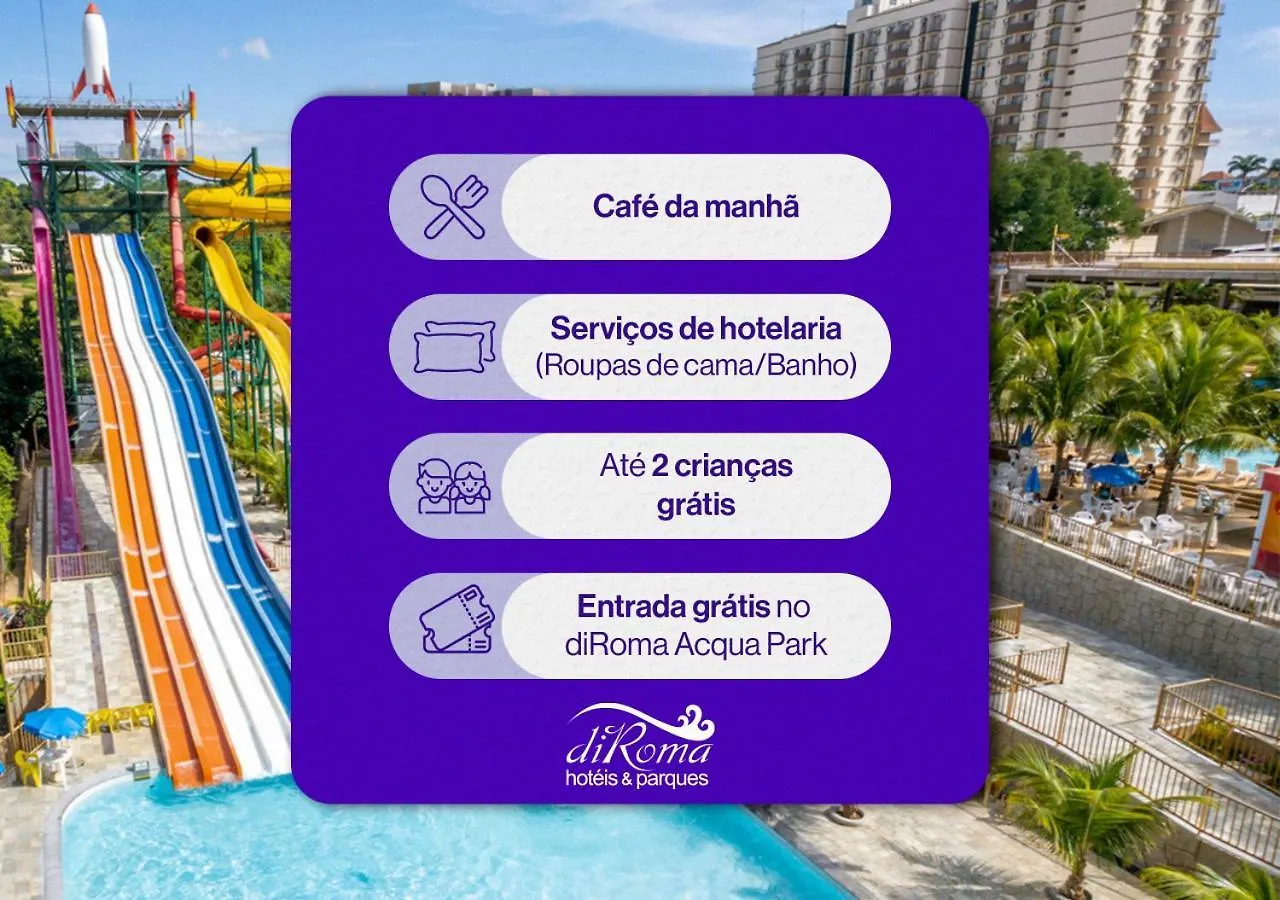Thermas Diroma Hotel Incluso O Acesso Ao Acqua Park Todos Os Dias, Exceto No Dia Do Check-Out 카우다스노바스